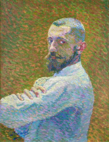 George-Daniel de Monfreid (1856-1929), Autoportrait à la veste blanche, 1889